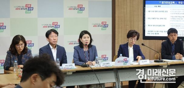경기도교육청은 3일 ‘경기인성교육 로드맵’에 대해 설명하고 있다. <사진=경기도교육청>