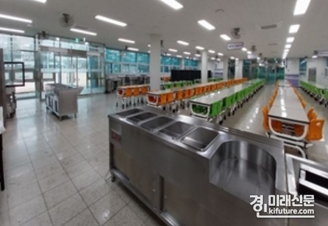 학교급식실 모습. <사진=인천시교육청>